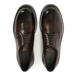 Scarpe derby marroni in pelle naturale
