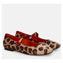 Scarpe Mary Jane Piatte Maculate