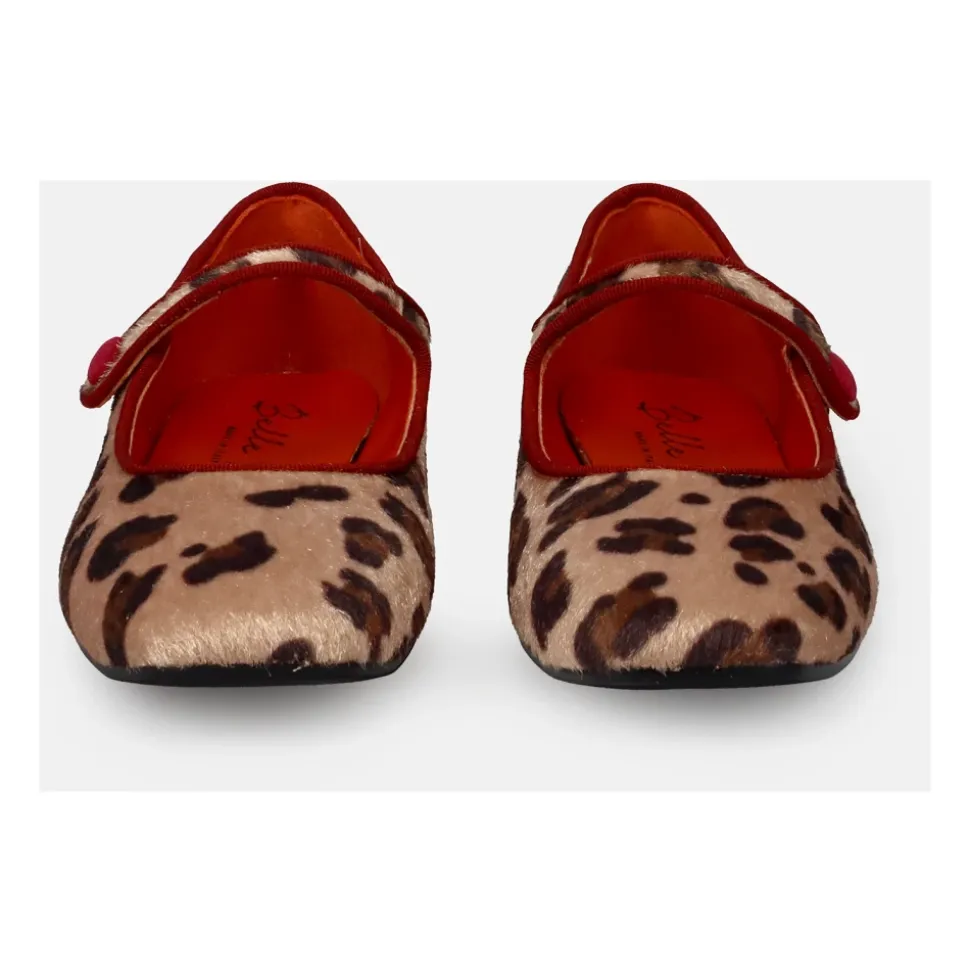 Scarpe Mary Jane Piatte Maculate
