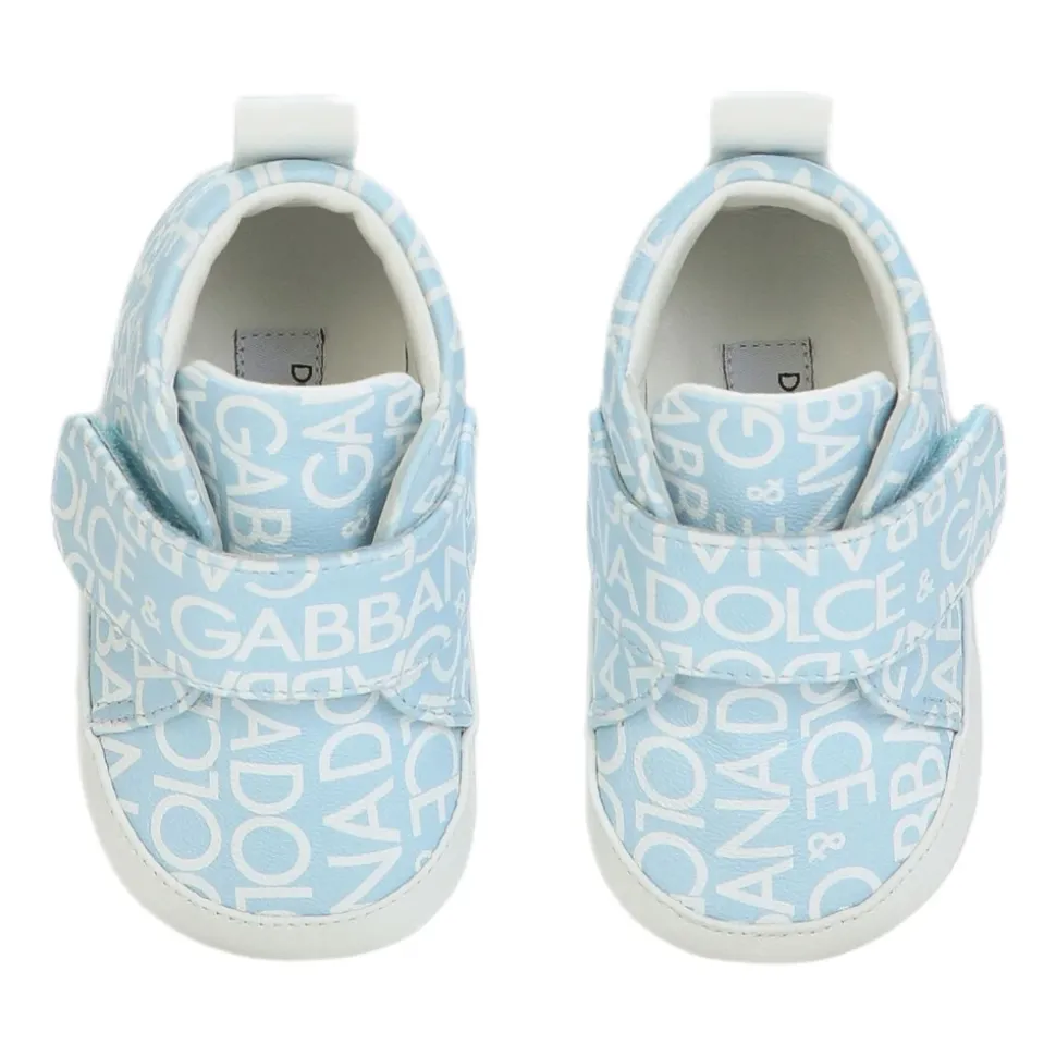 Scarpine Pre-Walker Blu con Logo