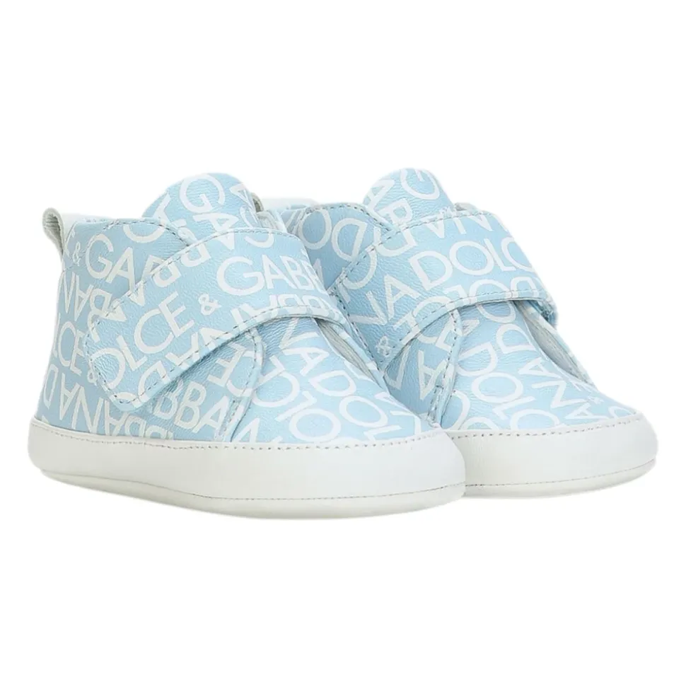 Scarpine Pre-Walker Blu con Logo