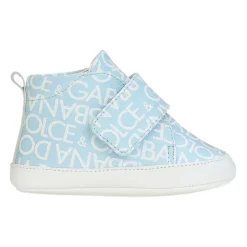 Scarpine Pre-Walker Blu con Logo