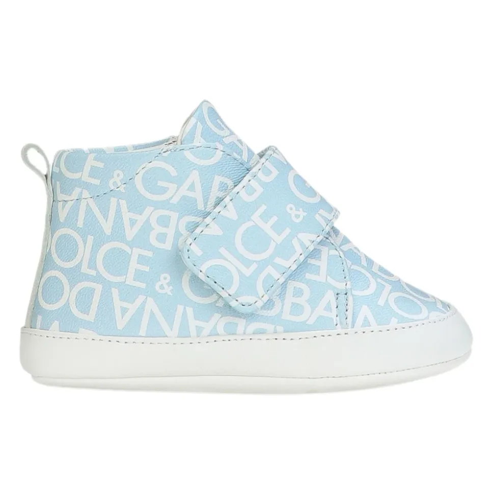 Scarpine Pre-Walker Blu con Logo