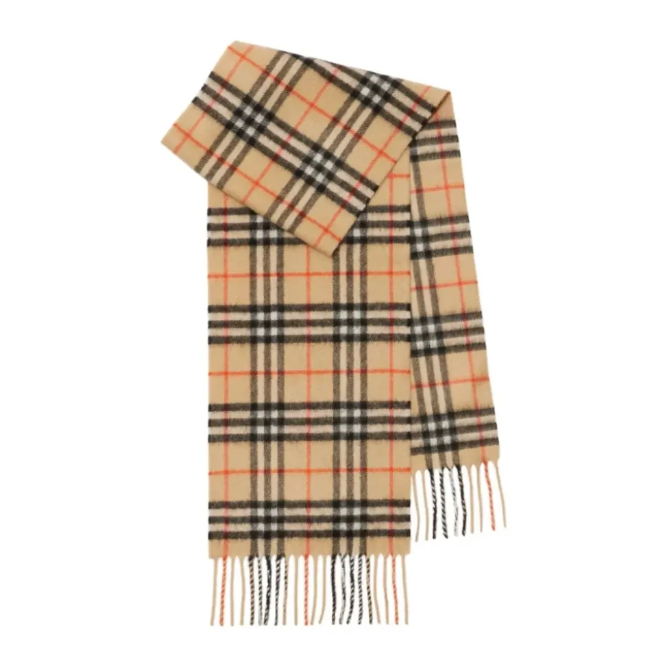 Sciarpa a Quadri in Cashmere