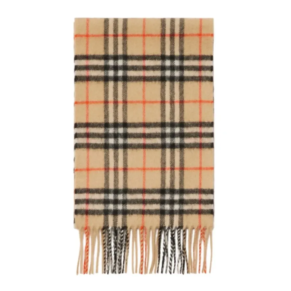 Sciarpa a Quadri in Cashmere
