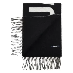 Sciarpa con Logo e Frange