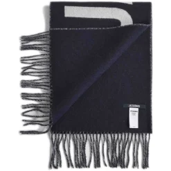 Sciarpa con Logo e Frange
