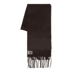 Sciarpa con Logo in Lana di Alpaca