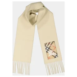 Sciarpa in Cashmere con Frange Primavera-Estate 2025