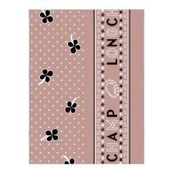 Sciarpa Rosa Paisley Floreale Seta Donna