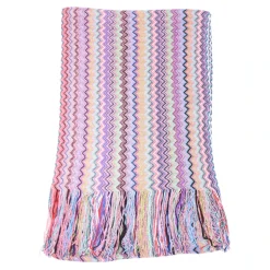 Sciarpa Zigzag con Frange