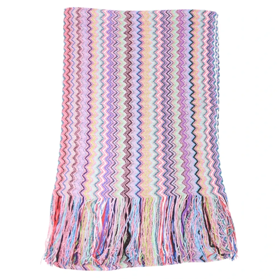 Sciarpa Zigzag con Frange