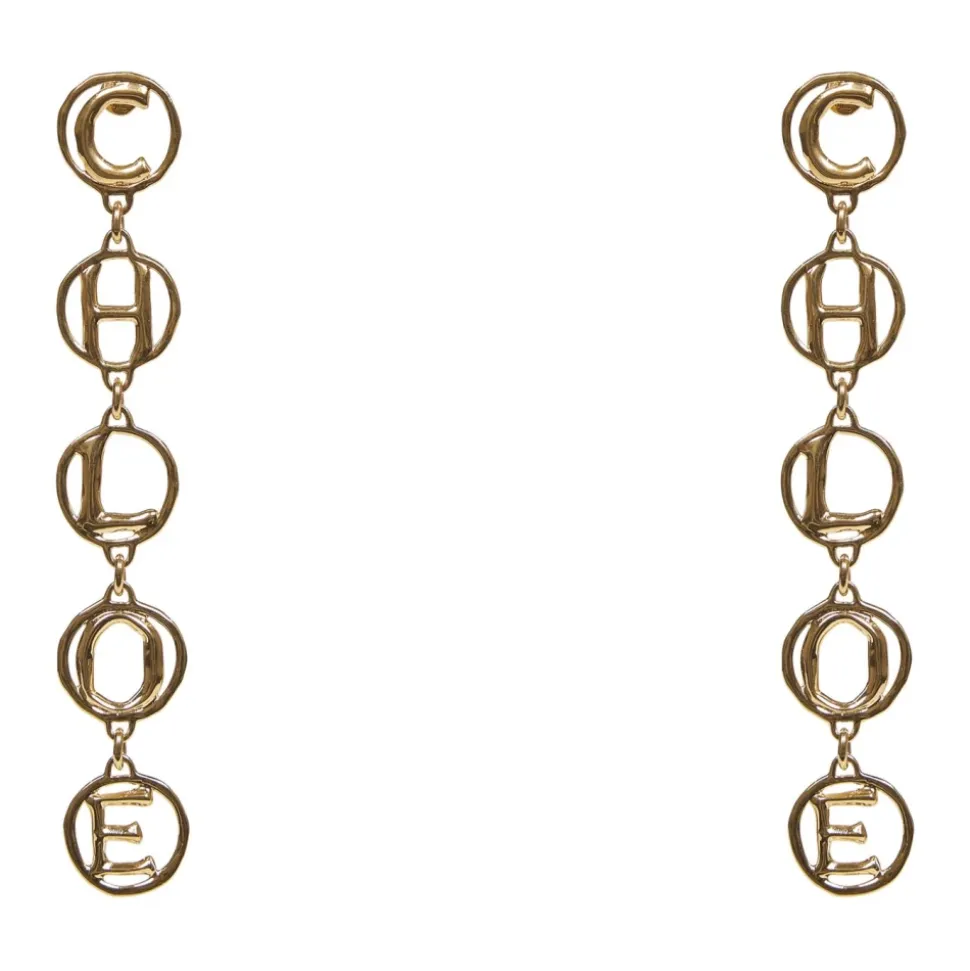 Script Earrings