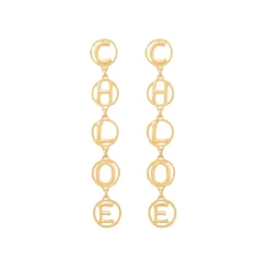 Script Earrings