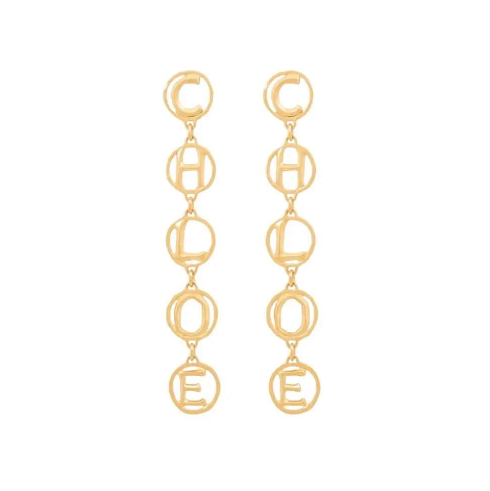 Script Earrings