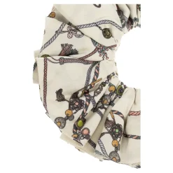 Scrunchie in Twill di Seta Stampata