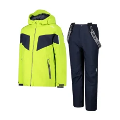 Set da sci con giacca e pantaloni impermeabili