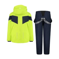 Set da sci con giacca e pantaloni impermeabili