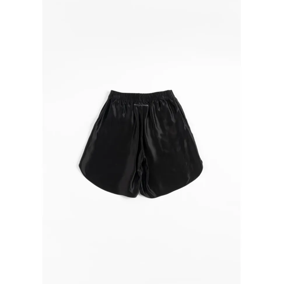 Shorts con Logo Ricamato