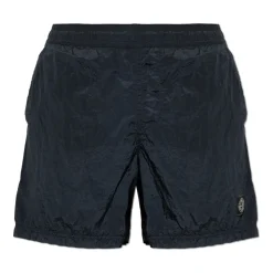 Shorts con patch logo