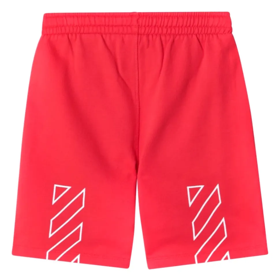 Shorts con stampa logo