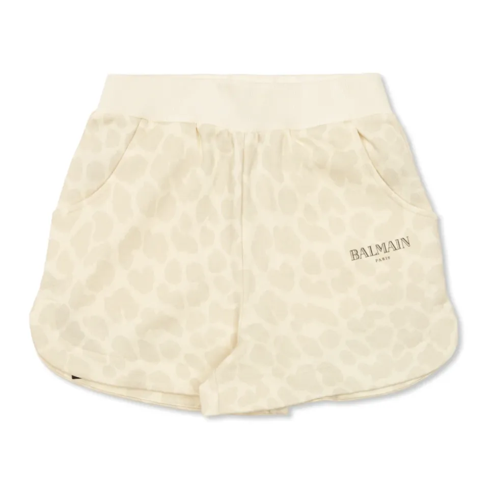 Shorts con stampa logo