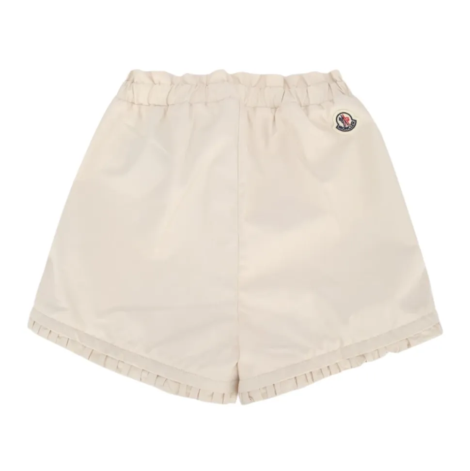 Shorts con Volantino in Misto Cotone