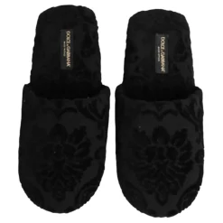 Slippers con logo ricamato