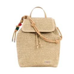 Small Raffia Backpack