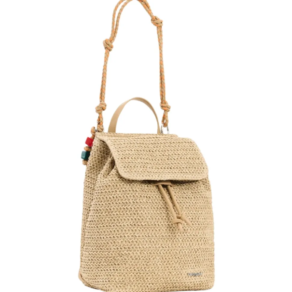 Small Raffia Backpack