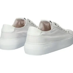 Sneaker Basse in Tela Bianca