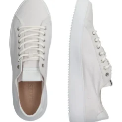 Sneaker Basse in Tela Bianca