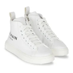 Sneakers High-top in pelle