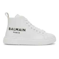 Sneakers High-top in pelle