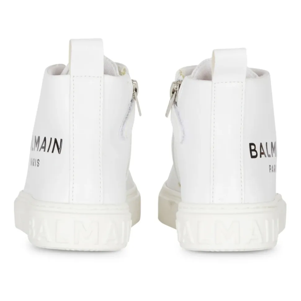 Sneakers High-top in pelle