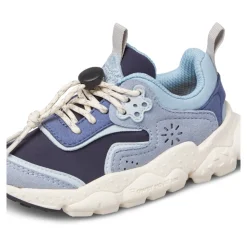 Sneakers in ecopelle e tessuto tecnico DOI JUNIOR.