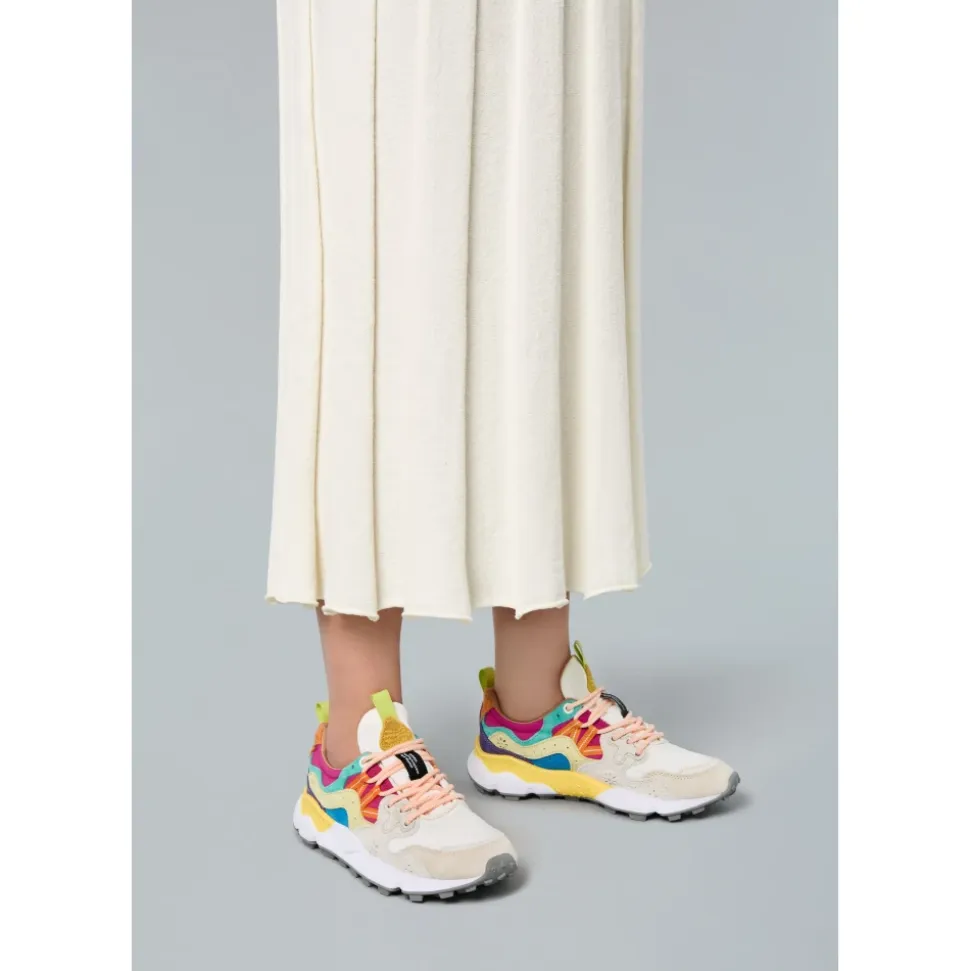 Sneakers in suede e tessuto tecnico YAMANO 3 WOMAN