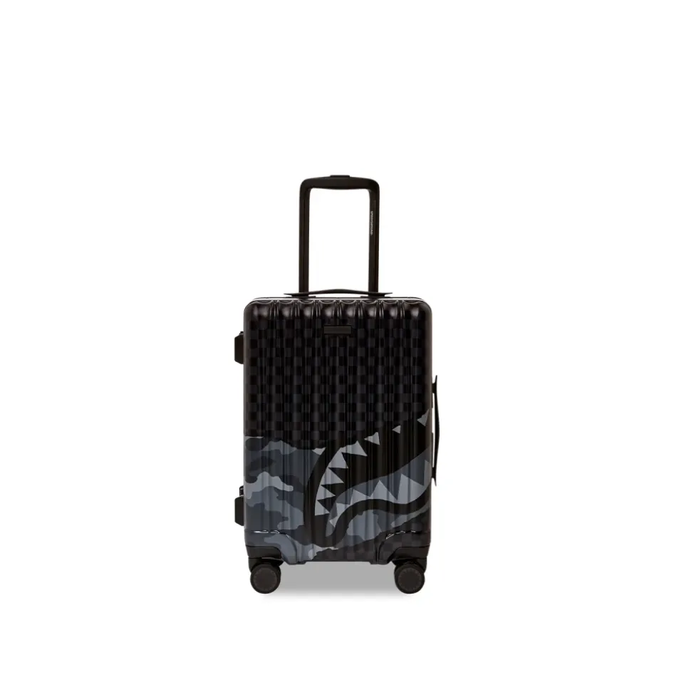 Split Up Camo Tear Carryon Hardshell Luggage