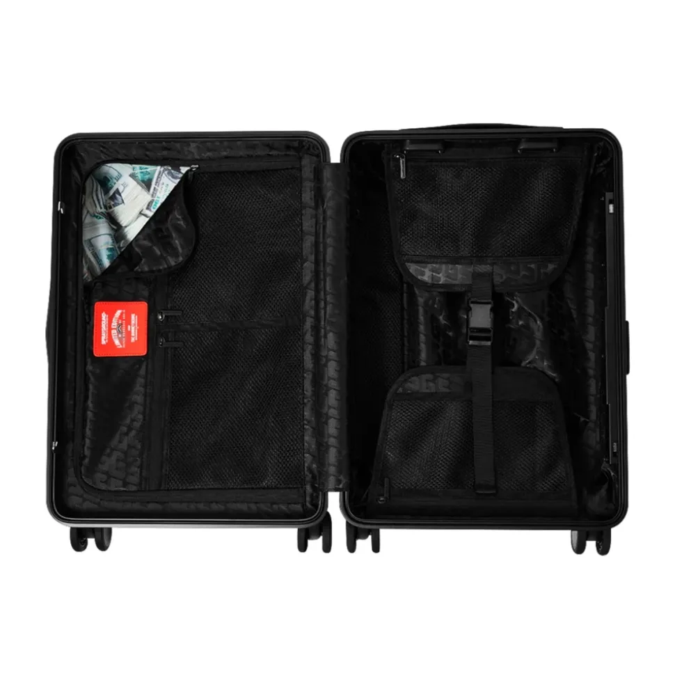 Split Up Camo Tear Carryon Hardshell Luggage
