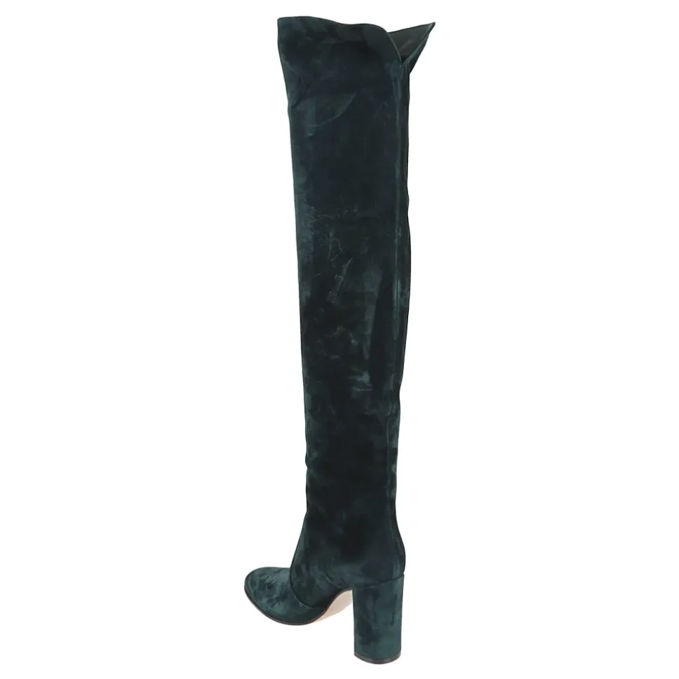 Stivale in camoscio con tacco a blocco Glen Cuissard