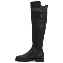 Stivale Stretch in Pelle Nera