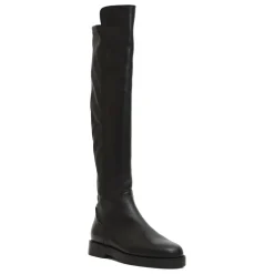 Stivale Stretch in Pelle Nera