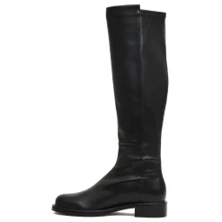 Stivale Stretch Pelle Nera