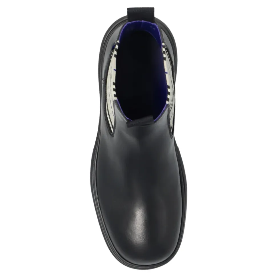Stivaletti Chelsea Creeper in Pelle