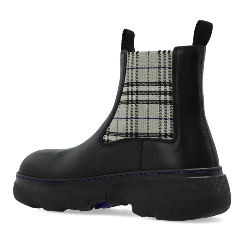 Stivaletti Chelsea Creeper in Pelle