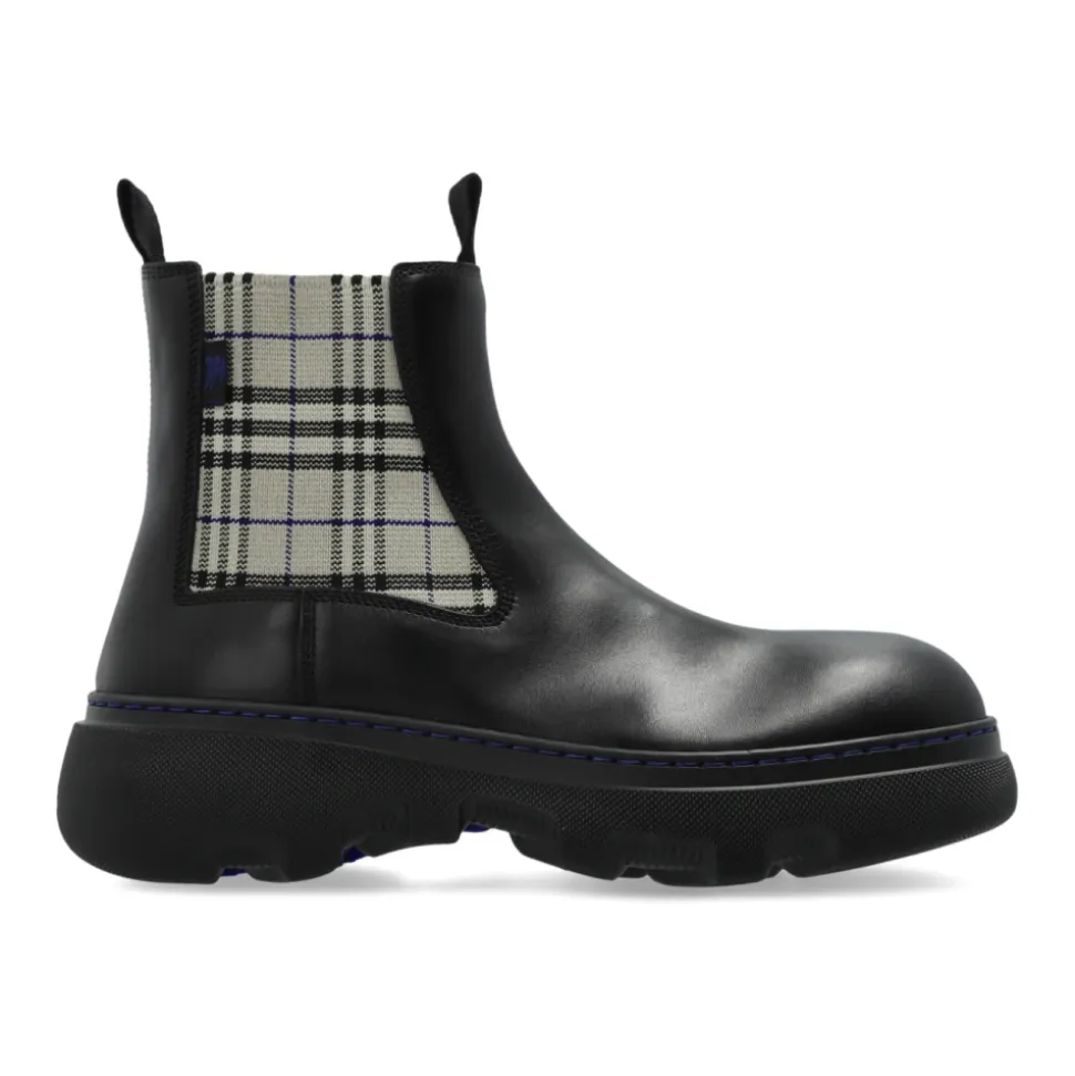 Stivaletti Chelsea Creeper in Pelle