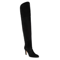 Stivaletti con tacco in pelle Eve