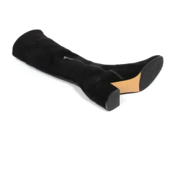 Stivaletti stretch Milla Camoscio Nero
