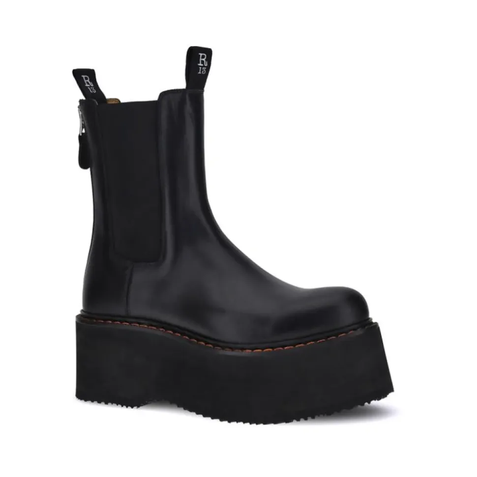 Stivaletto Chelsea con Plateau