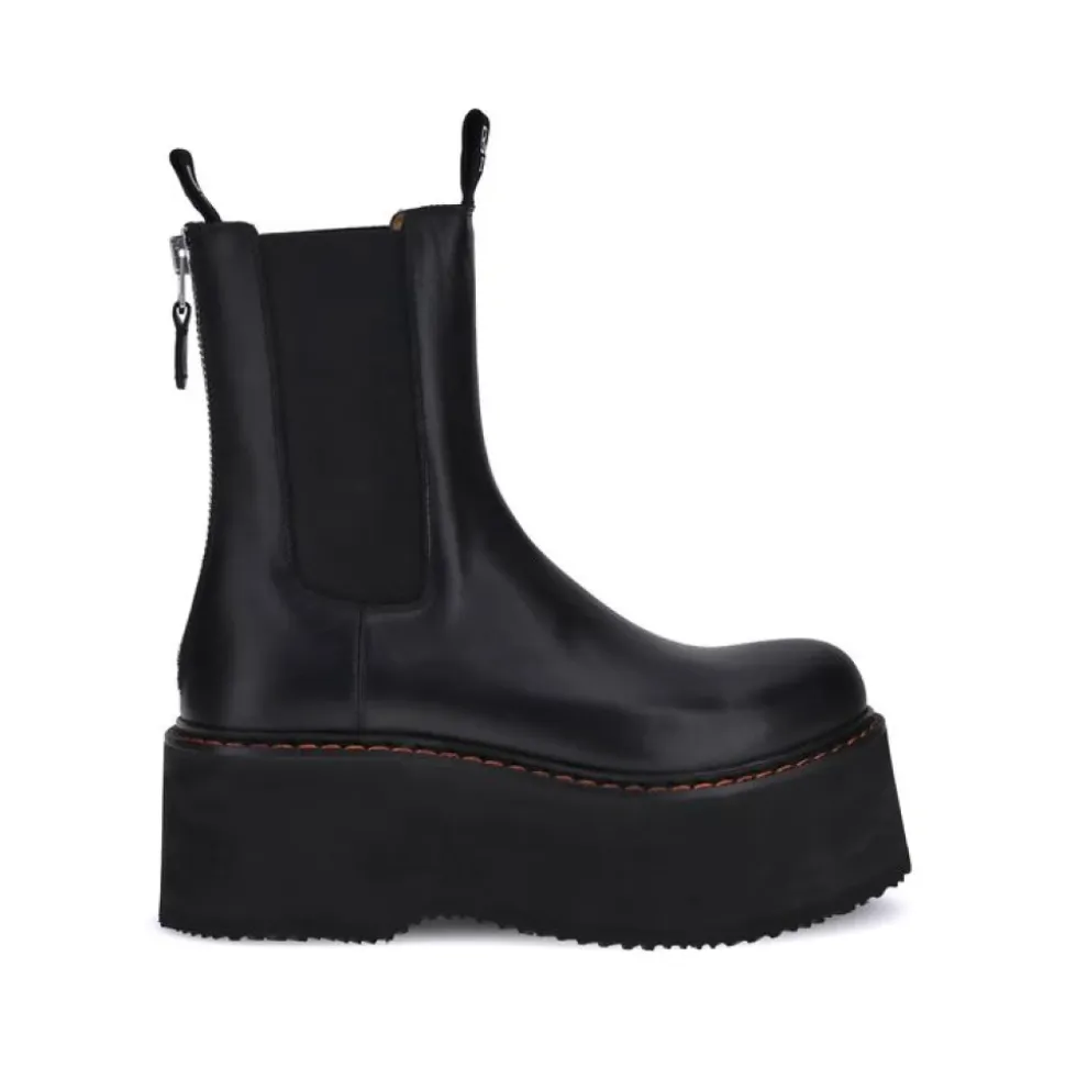 Stivaletto Chelsea con Plateau